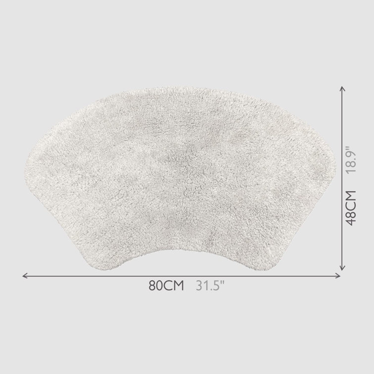 Allure SemiCircle Bath Mat Wayfair.co.uk